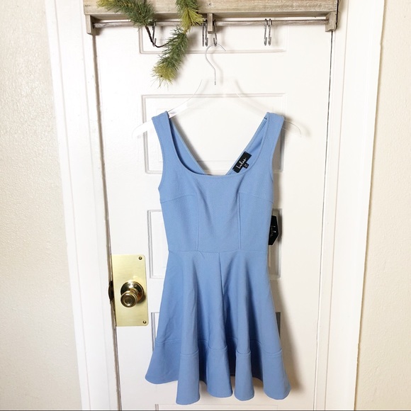 lulus home before daylight periwinkle dress